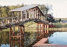 Timberframe Pedestrian Bridge